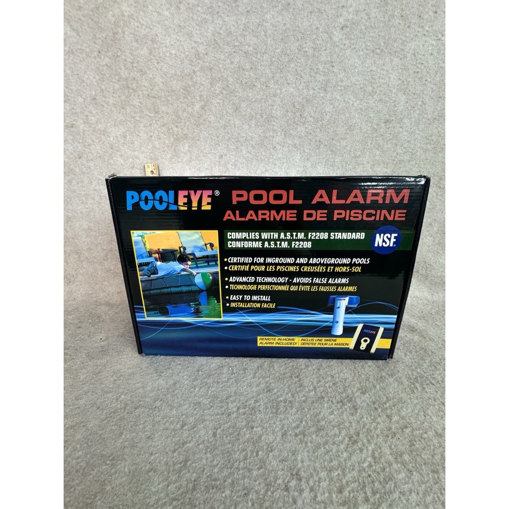 PE23 PoolEye Swimming Pool Alarm System Smartpool Above Inground opened box